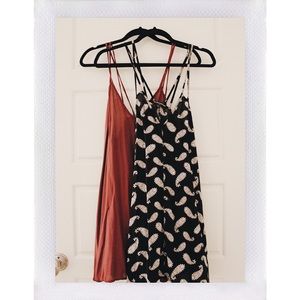 2 BRANDY MELVILLE “Selda” slip dresses